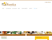 Tablet Screenshot of agriturismolarustica.com